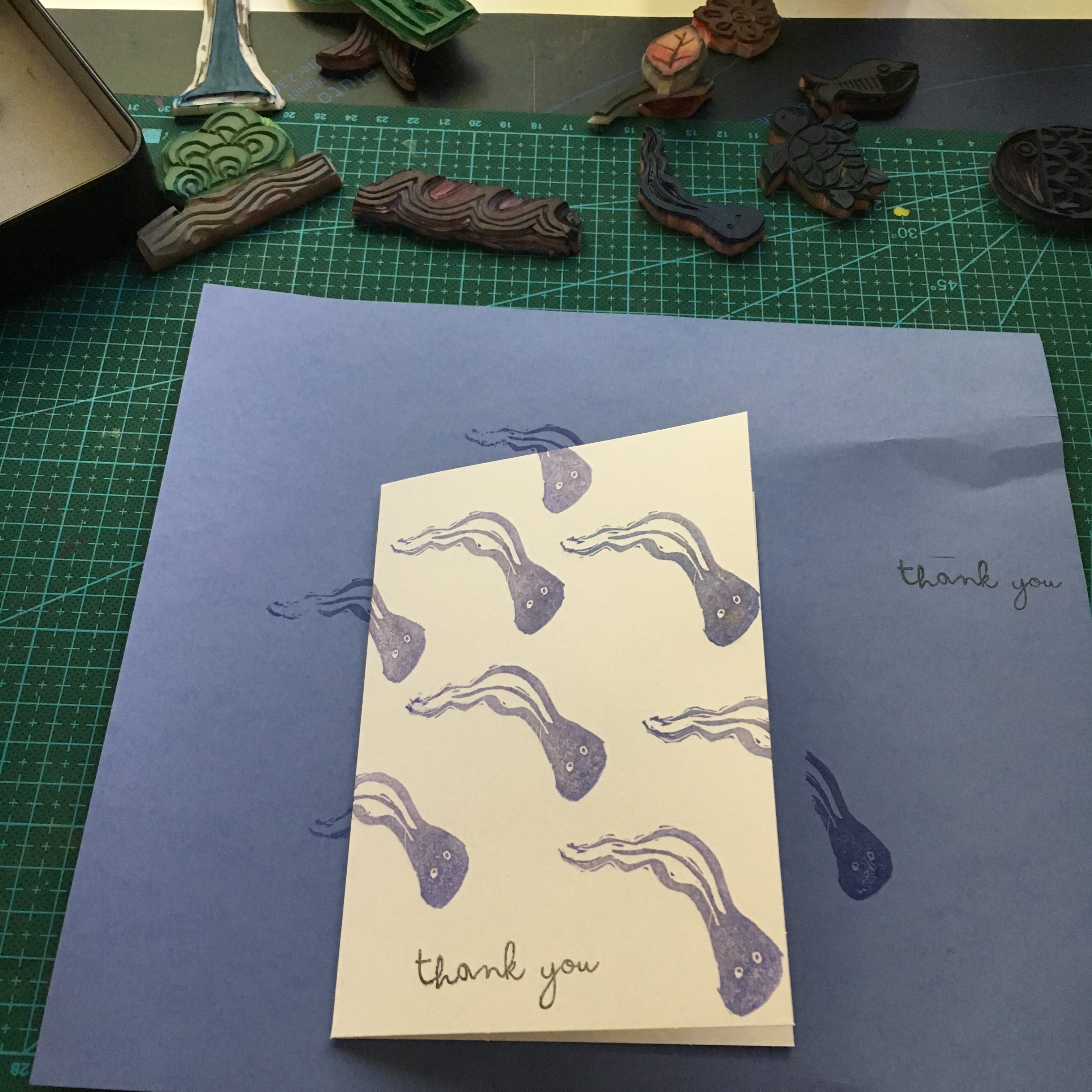 Pattern making for cards - Octopus pattern by My Stamped World