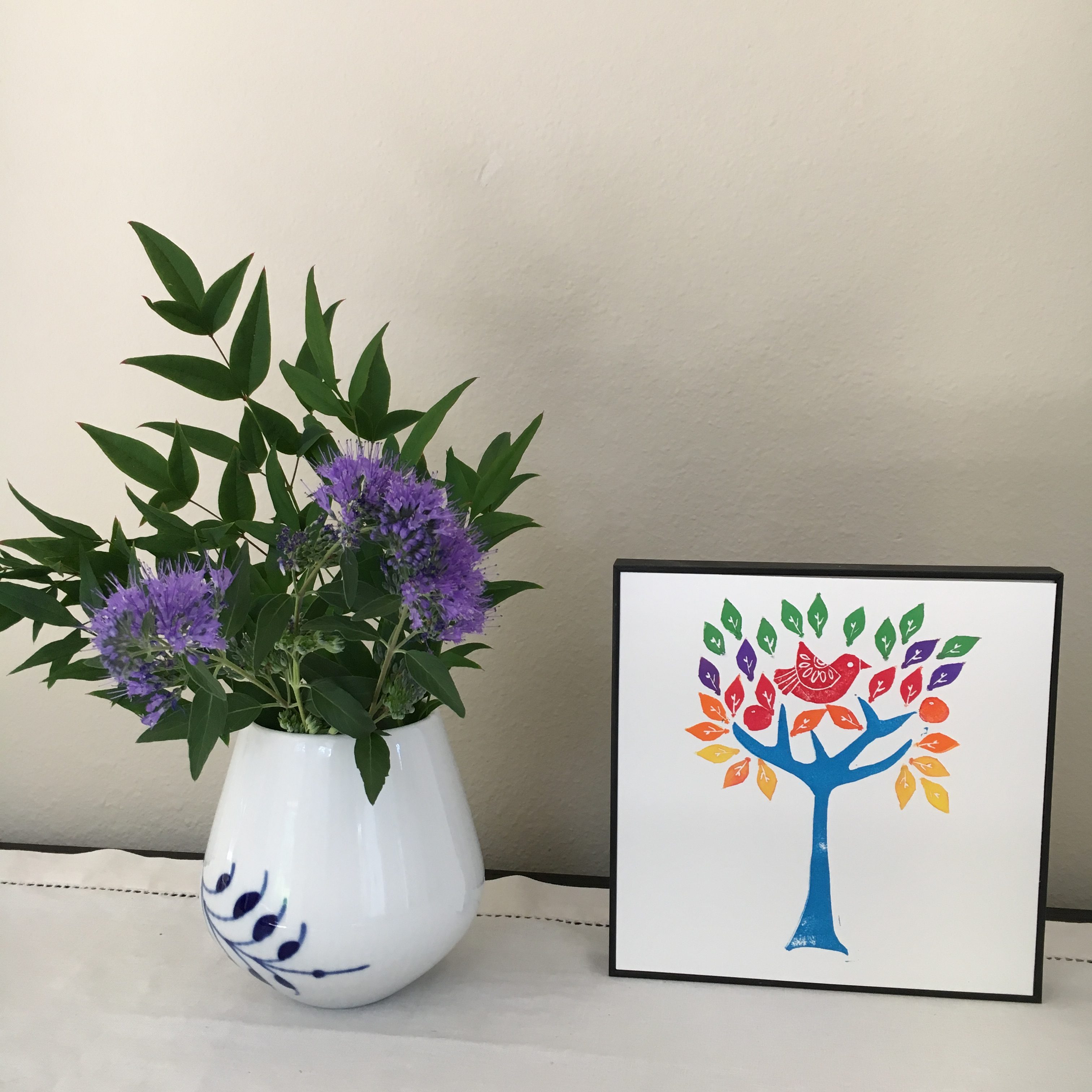 Home decor that you will love - Rainbow Tree of Life by My Stamped World