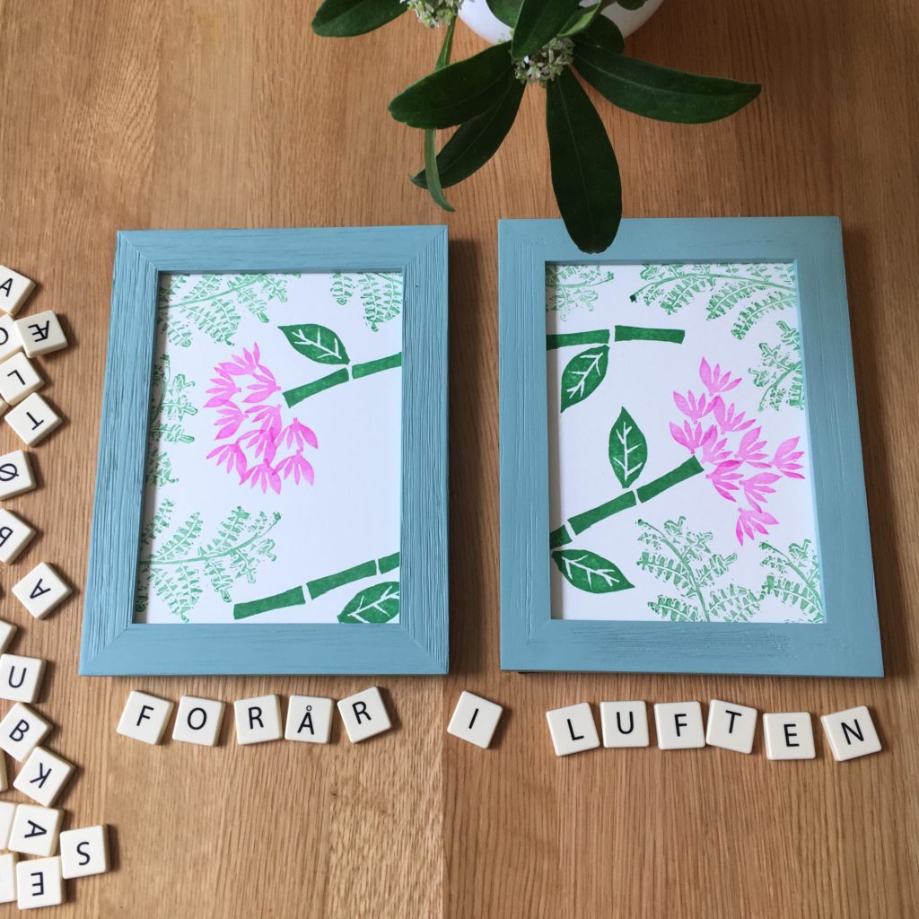 Spring is here! Set of two mini prints designed by My Stamped World